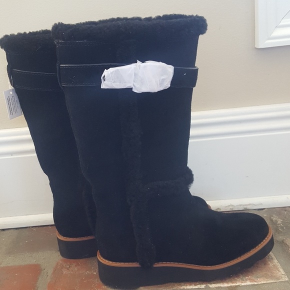 Coach Coach Belmont Boots Suede Upper With Belt Bu - Picture 2 of 3